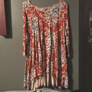 Zigzag Stripe short dress